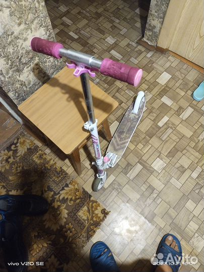 Самокат детский двухколесный бу