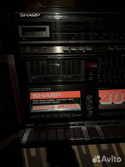Магнитофон sharp 200w pmpo