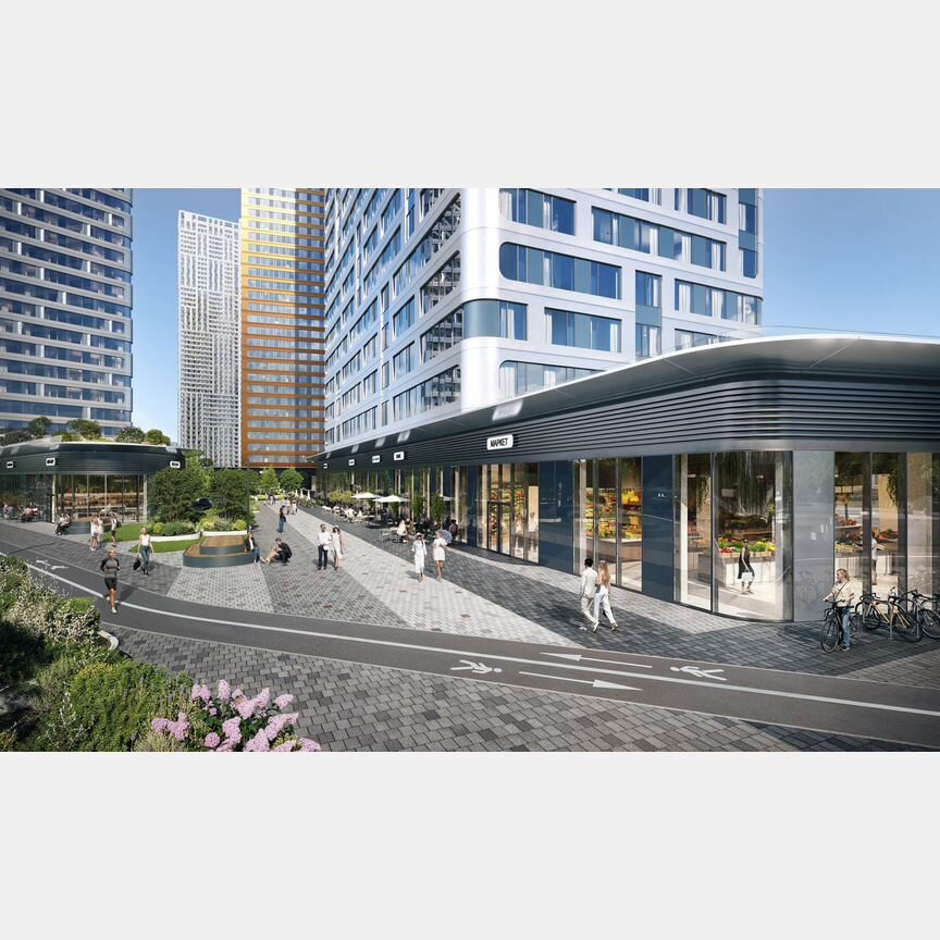 1-к. квартира, 47,1 м², 21/21 эт.