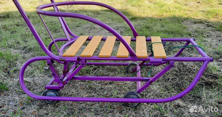 Детские санки с колесами