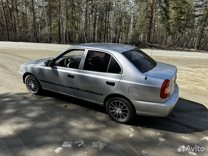 Hyundai Accent 1.5 МТ, 2007, 169 000 км