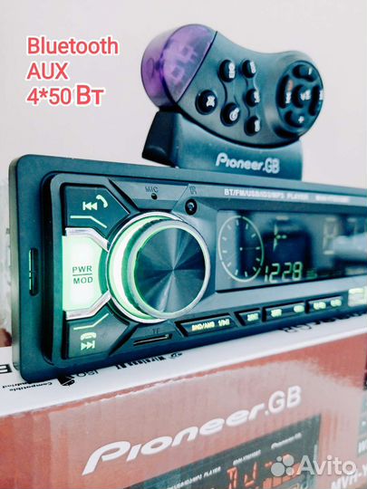 Автомагнитола Pioneer 1din c блютуз