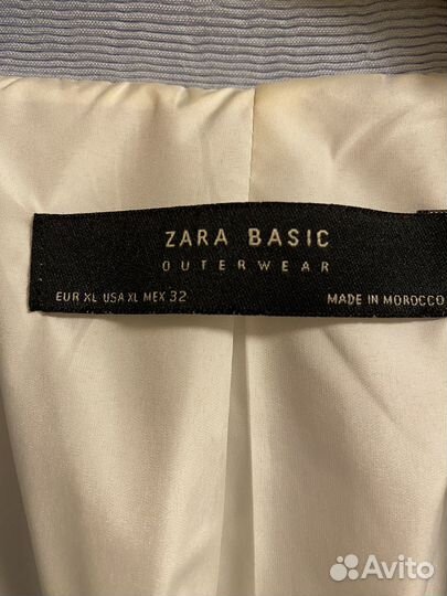 Пальто женское zara 48