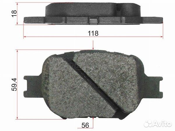 Колодки тормозные