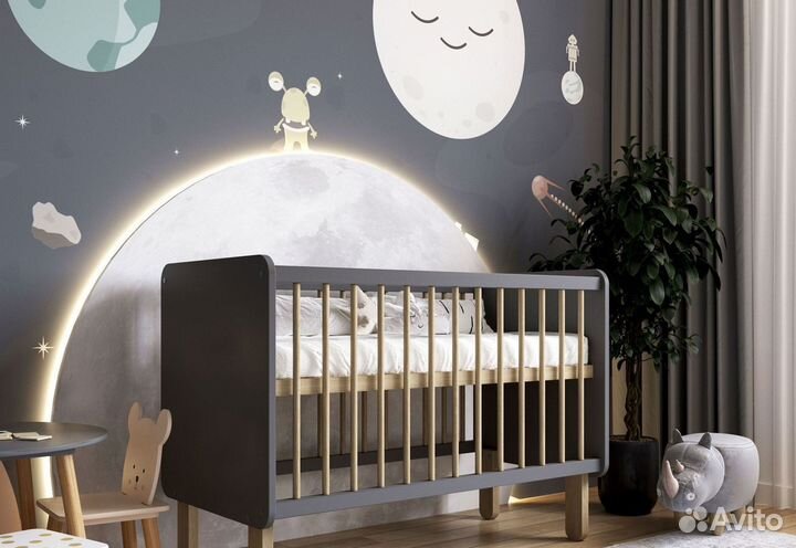Кроватка для новорожденных Лея