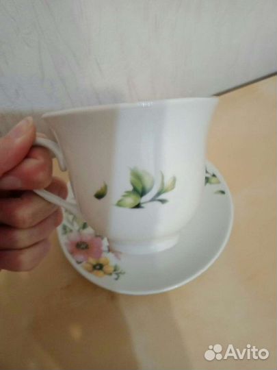 Чашка с блюдцем чайная пара
