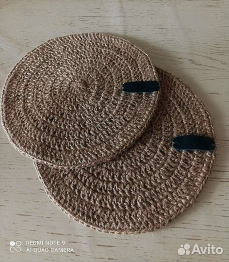 Салфетки сервировочные из джута