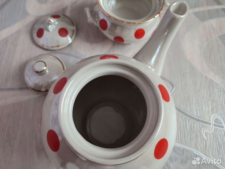 Чайник заварочный, сахарница новый СССР