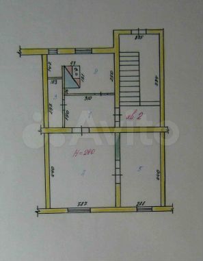 2-к. квартира, 47,2 м², 1/2 эт.