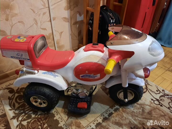 Детский мотоцикл на аккумуляторе бу