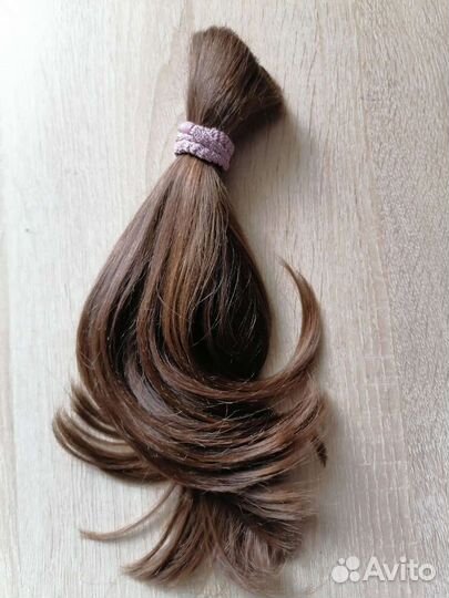 Хвост из натуральных волос