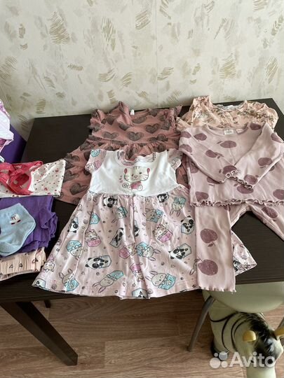 Вещи пакетом на девочку 86-92