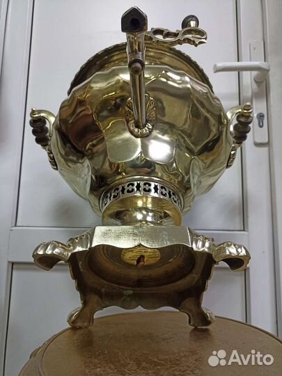 Самовар на дровах старинный