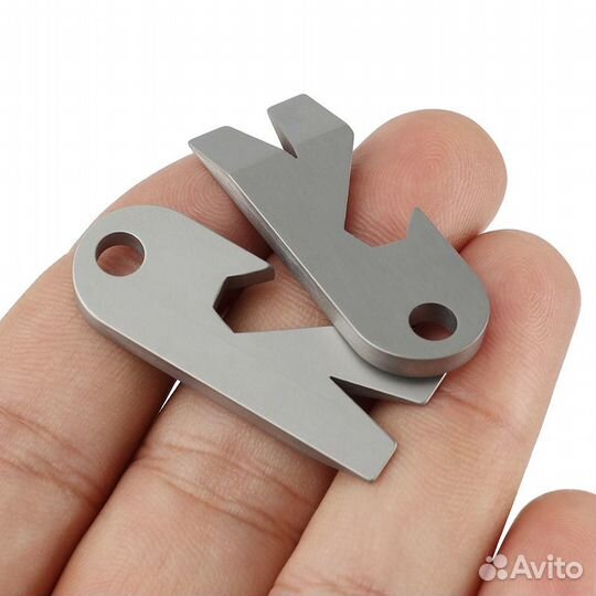 Открывалка-гвоздодер, титановая