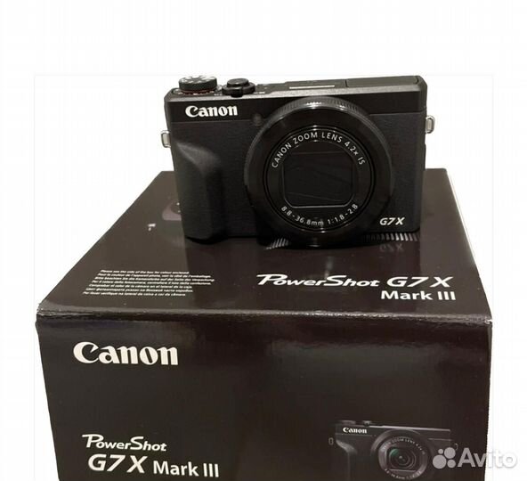 Новый Canon G7x mark iii black / silve