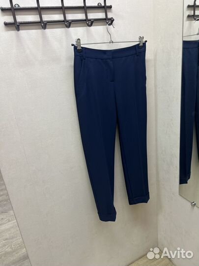 Брюки школа, офис. Синие. Черные.42-44