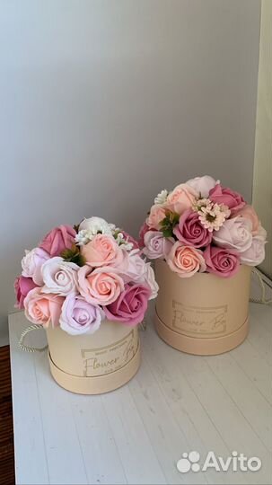 Букет из мыльных роз