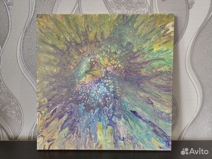 Абстрактная картина акрил