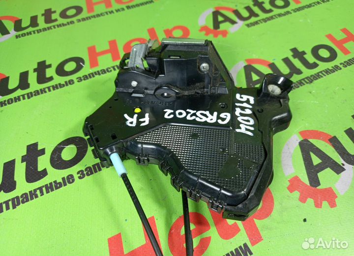 Замок двери toyota crown GRS202 передний правый