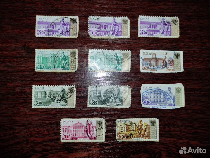 Марки Гатчина, «Дворцово-Парковые ансамбли» 2003