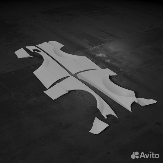 BMW 3 E46 Coupe расширение кузова FRP