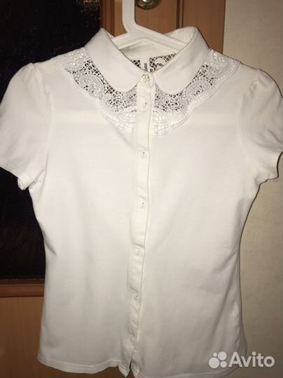 Блузка белая acoola 158