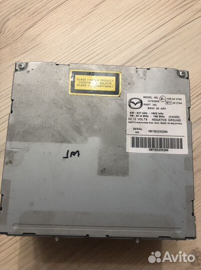 Штатная магнитола на Мазда 3