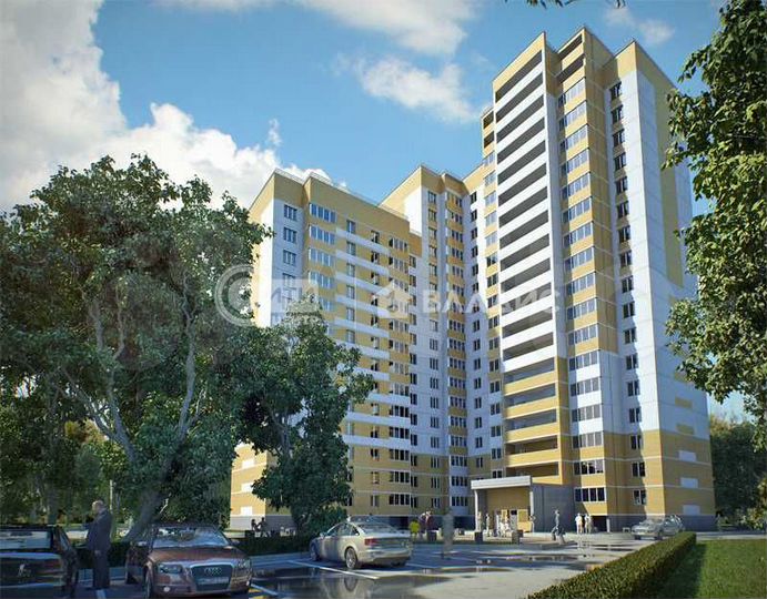 2-к. квартира, 70,7 м², 3/16 эт.