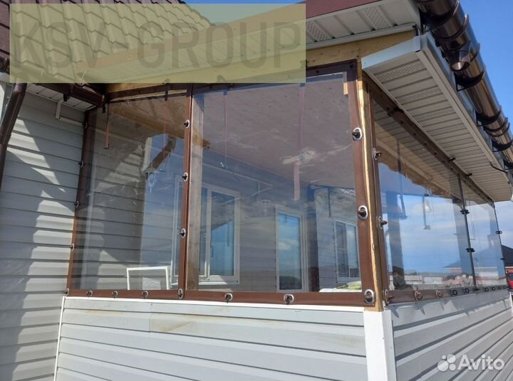 Мягкие окна на беседку