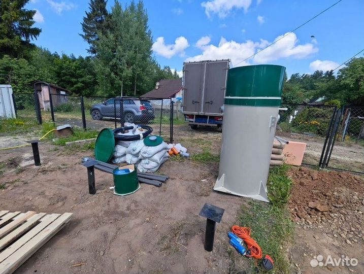 Установка септика под ключ