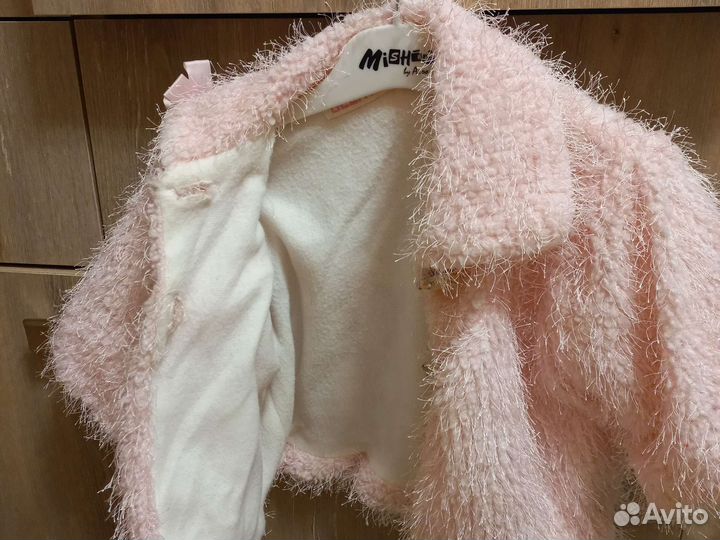 Болеро, шубка для девочки с 4 до 7 лет