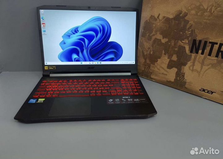 Игровой Acer Nitro i5 11400/RTX3050ti/8gb/512ssd