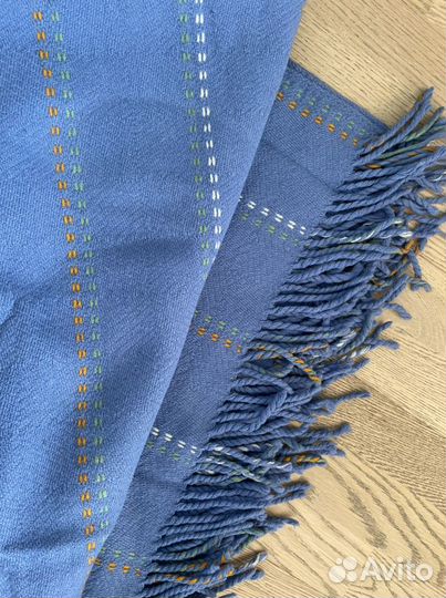 Плед шерстяной новый IKEA