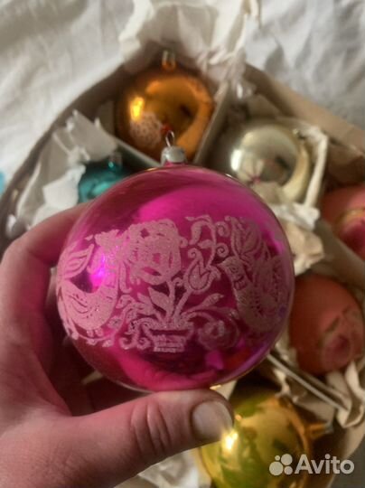 Елочные игрушки СССР