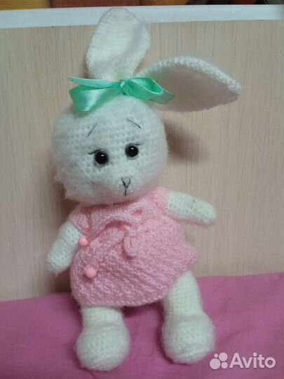 Мягкая игрушка зайчик
