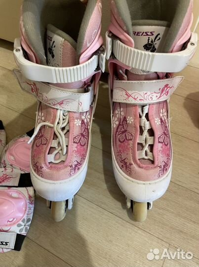 Детские ролики и защита 30-33р