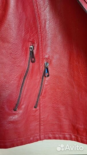 Куртка женская кожзам 48