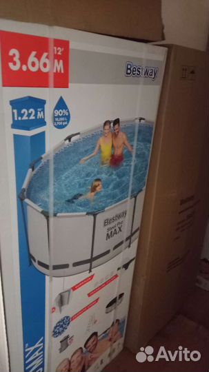 Бассейн каркасный 366 на 122 Bestway