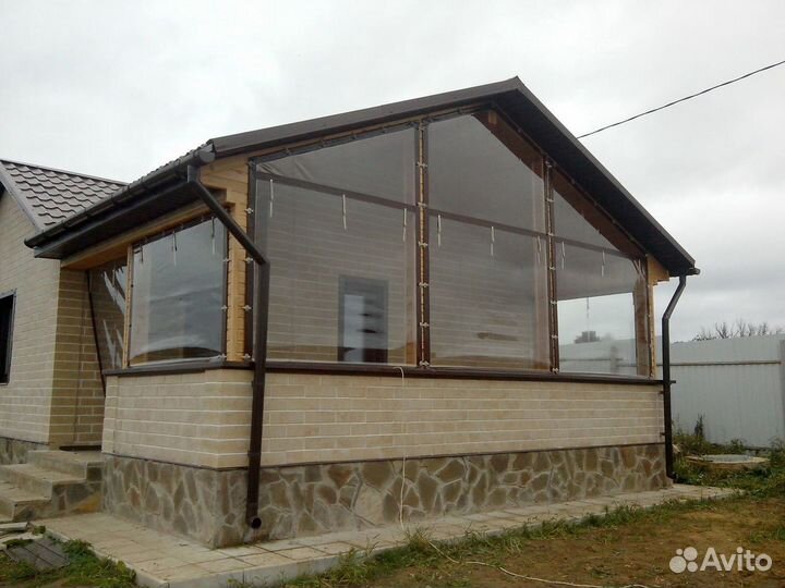 Мягкие окна для террасы