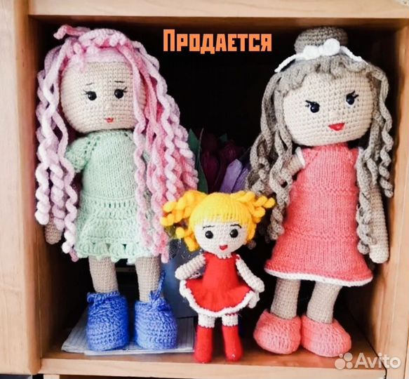 Куклы вязаные