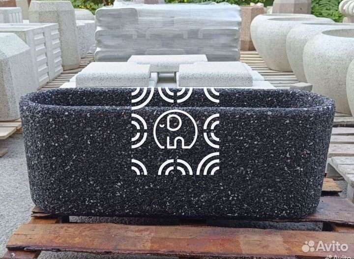 Вазон бетонный сицилия напрямую с цеха