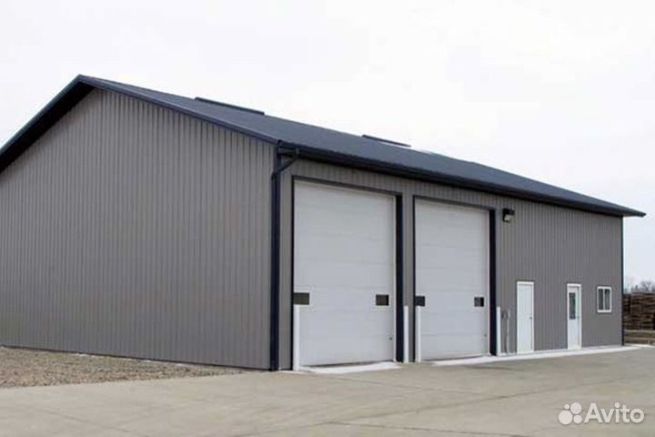 Быстровозводимые ангары из сендвич панелей