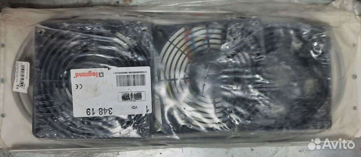 Пластина с 2-мя вентиляторами Legrand