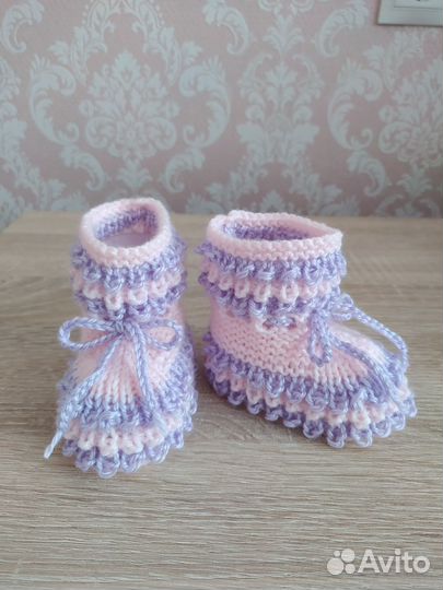 Детские пинетки ручной работы