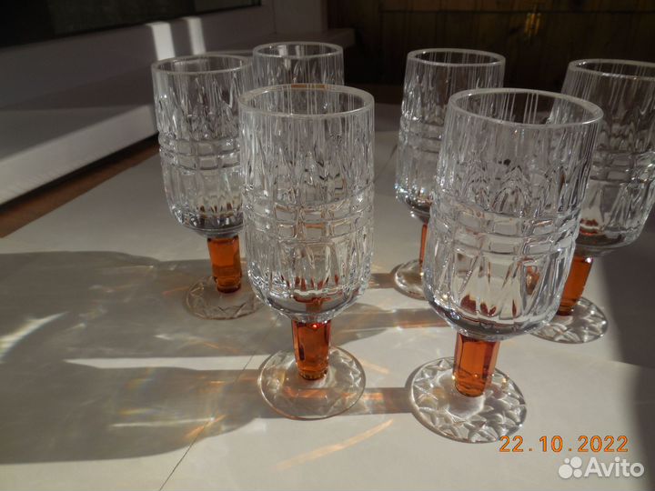 Фужеры хрустальные СССР