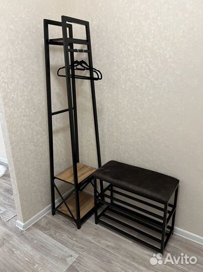 Лофт вешалка и обувница