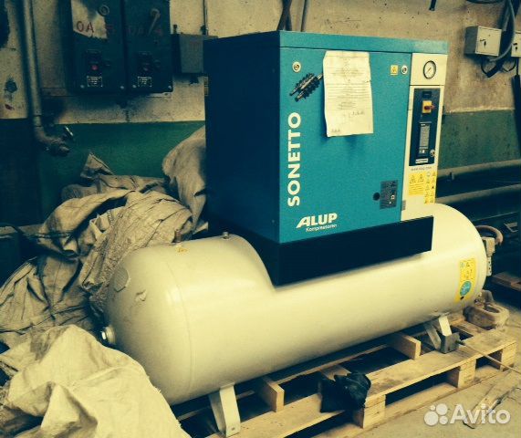 Трейд-ин винтовой компрессор Alup 7.5 кВт - гар 3м