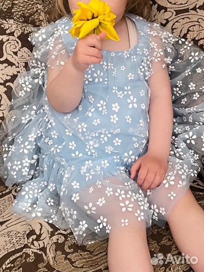 Платье на девочку 92