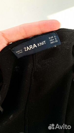 Комбинезон чёрный Zara knit зара