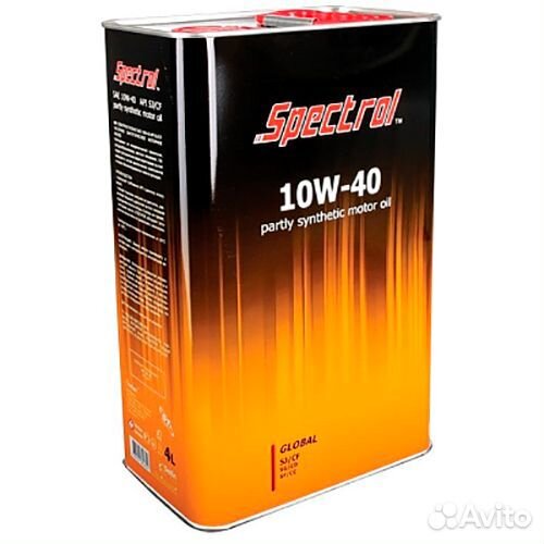 Масло моторное spectrol global 10W40 SJ/CF 4л п/с